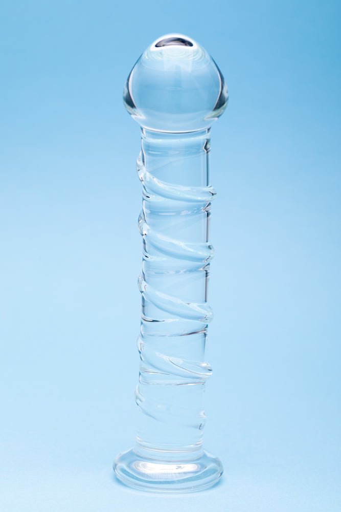 Clarity Seraphic Spiral Glass Dildo - Image 3