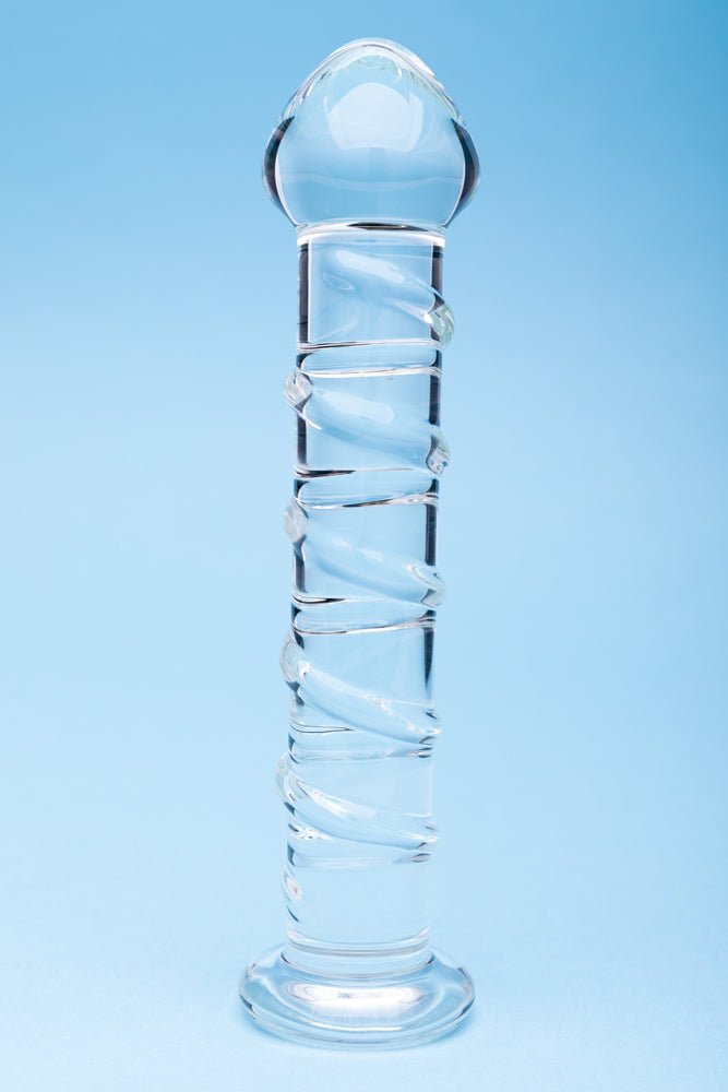 Clarity Seraphic Spiral Glass Dildo - Image 5