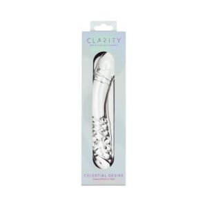 Clarity Celestial Desire Glass Dildo