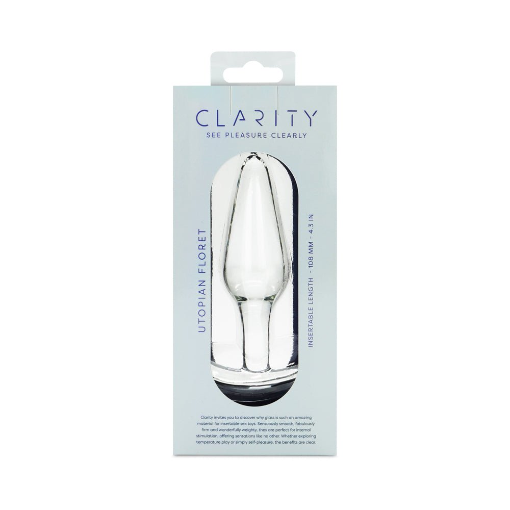Clarity Utopian Floret Glass Plug - Image 5