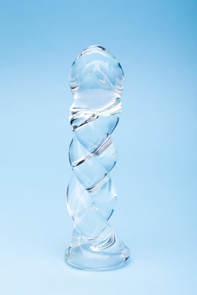 Clarity Seraphic Braid Glass Dildo - Image 5