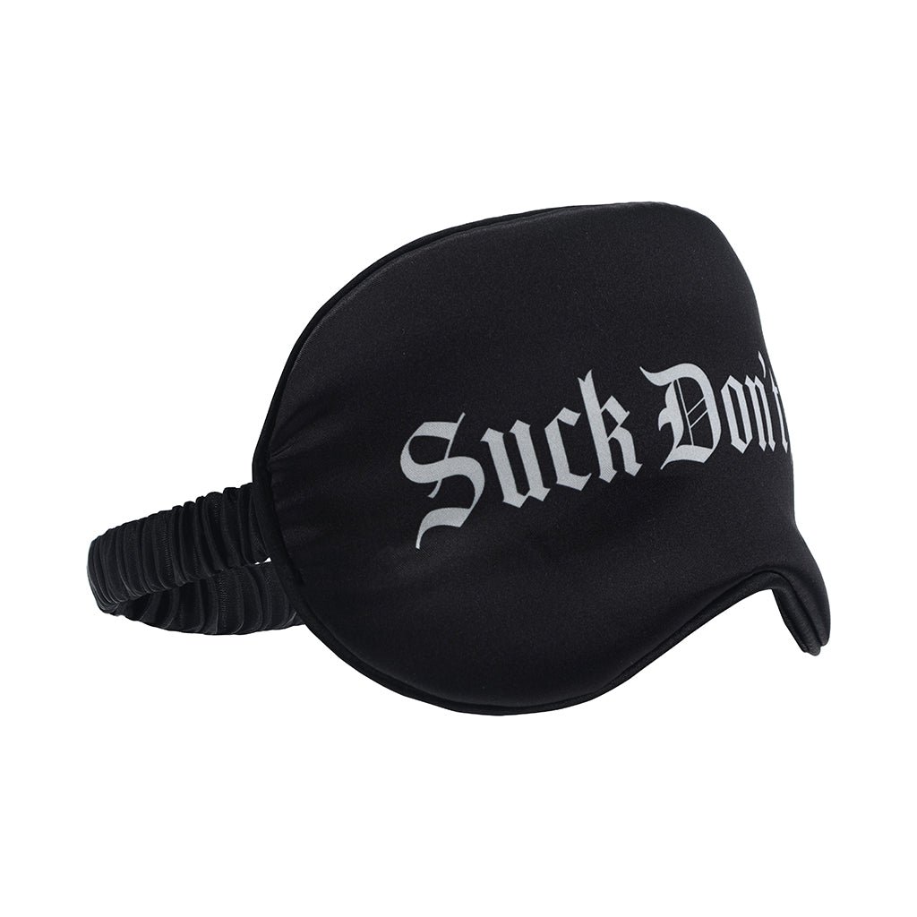 Ouch! Suck Don''t Bite Printed Mask Satin Black - Image 2