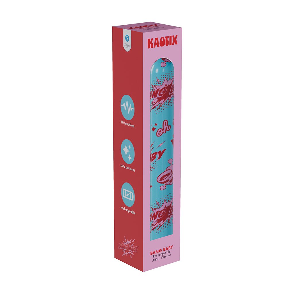 SLI Kaotix Bang Baby Rechargeable Vibrator Blue