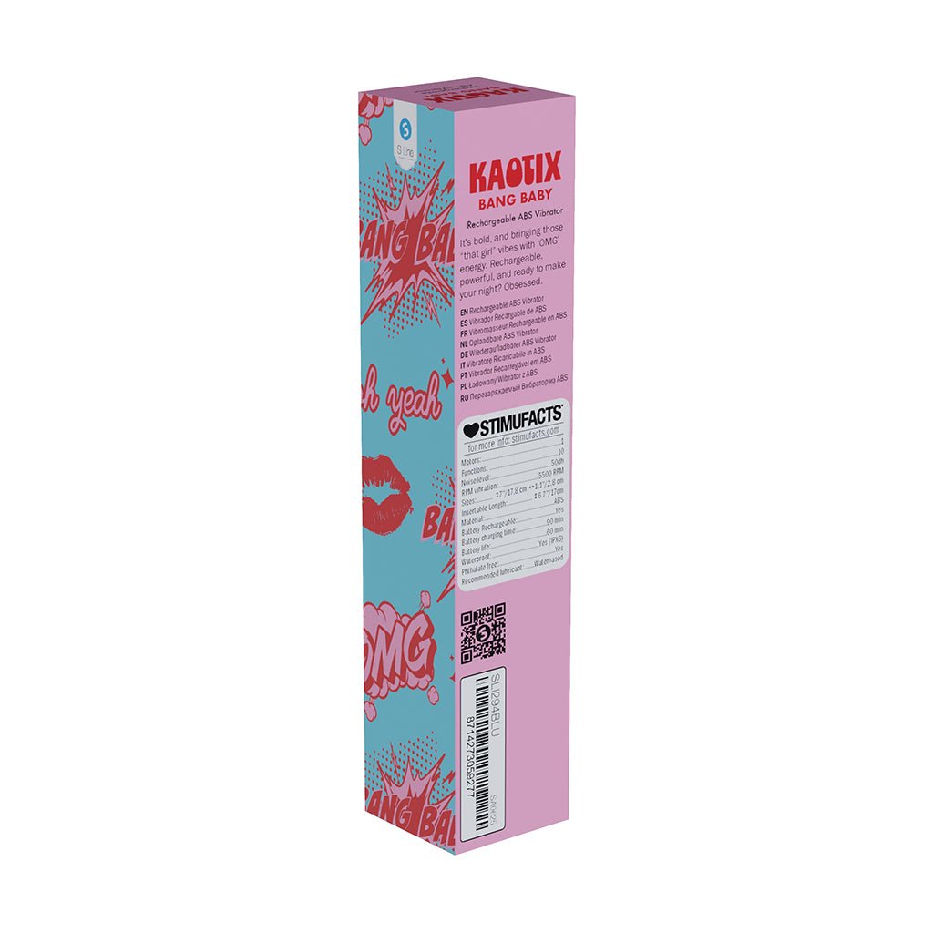 SLI Kaotix Bang Baby Rechargeable Vibrator Blue - Image 3