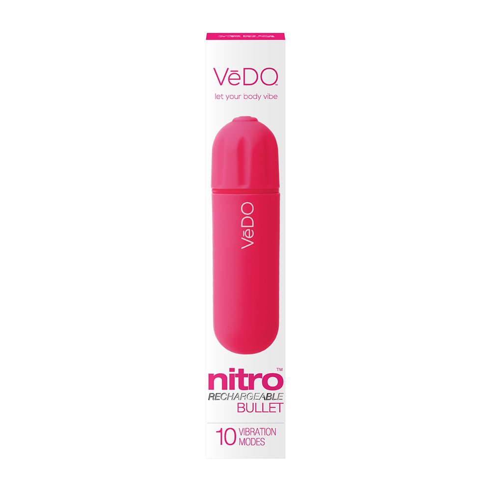 VeDO Nitro Rechargeable Bullet Vibe Pink - Image 5