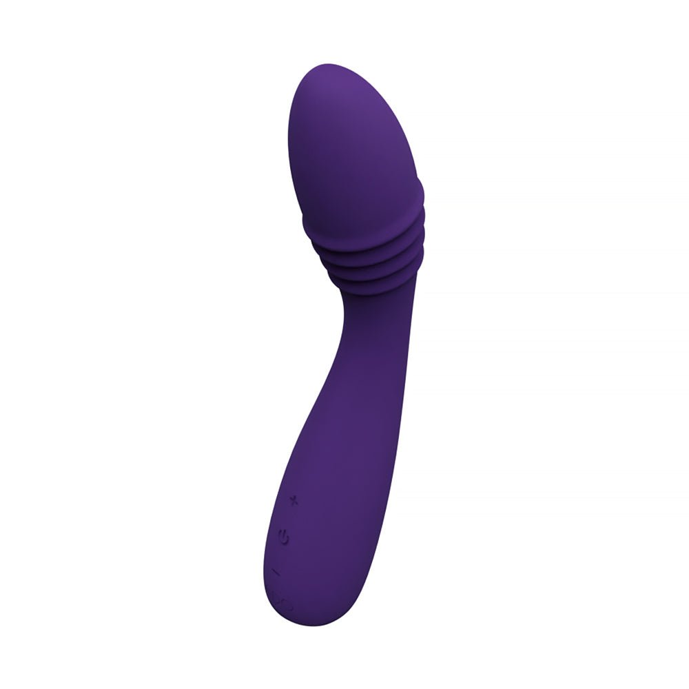 VeDO Ohni Rechargeable G-Spot Thrusting Vibe Purple - Image 2