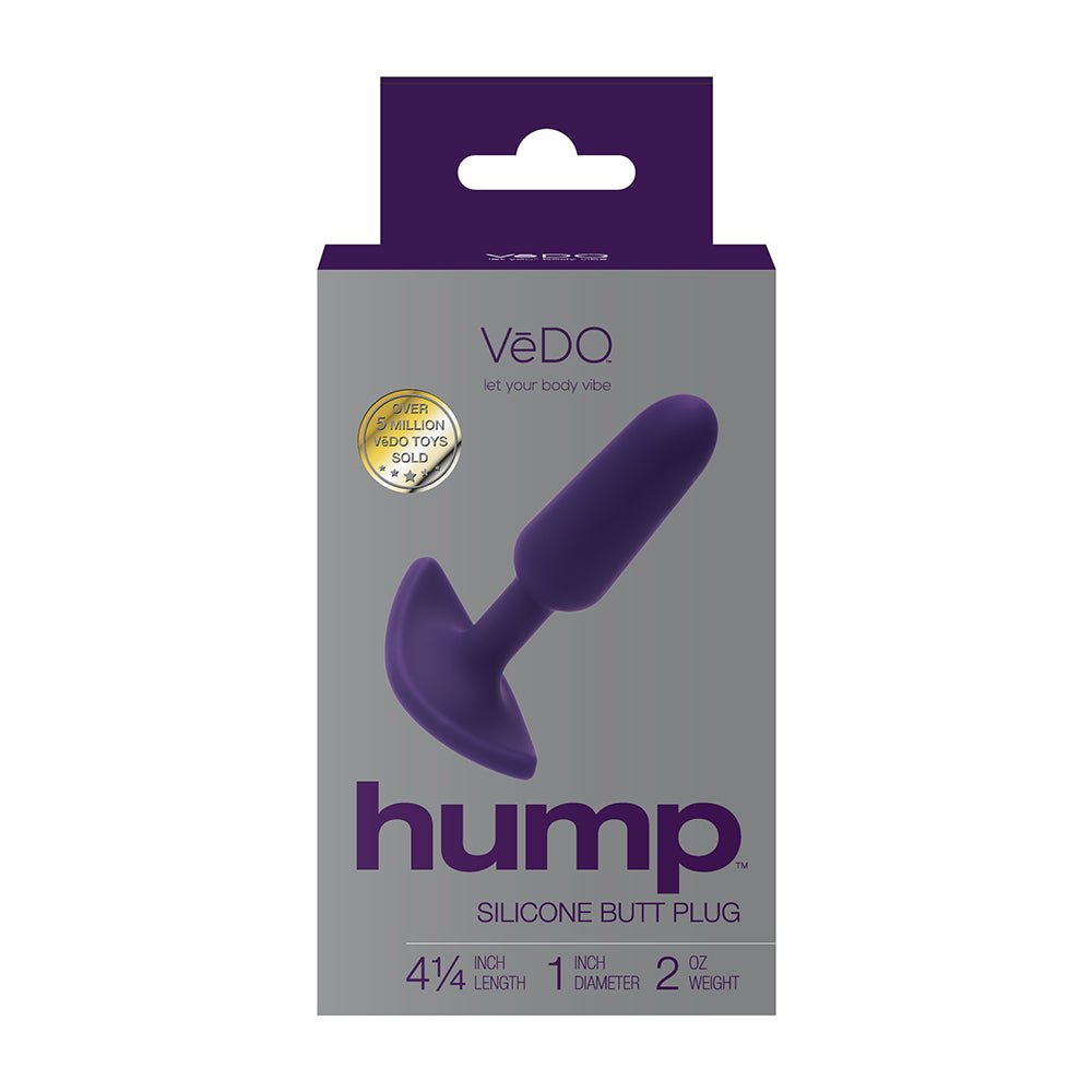 VeDO Hump Silicone Anal Plug Purple - Image 5