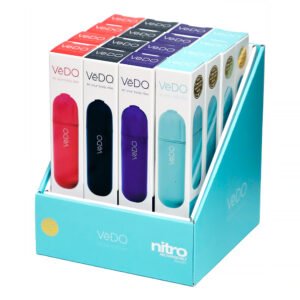 VeDO Nitro Rechargeable Bullet Vibe Assort 16 Pc Display