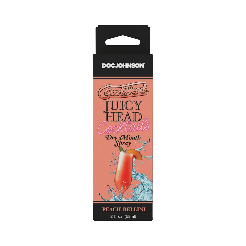 GoodHead Juicy Head Cocktails Dry Mouth Spray Peach Bellini 2 oz. - Image 3