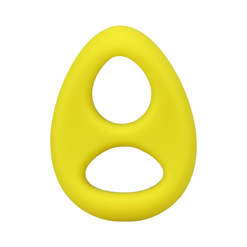 Rock Solid The Code Silicone C-Ring with Bandana Yellow/Black - Image 3