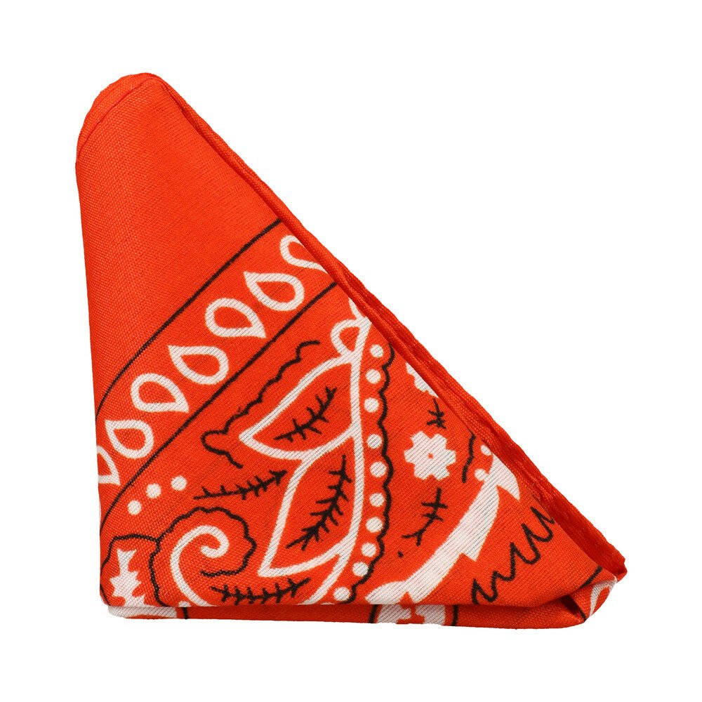 Rock Solid The Code Silicone C-Ring with Bandana Orange/Black - Image 5