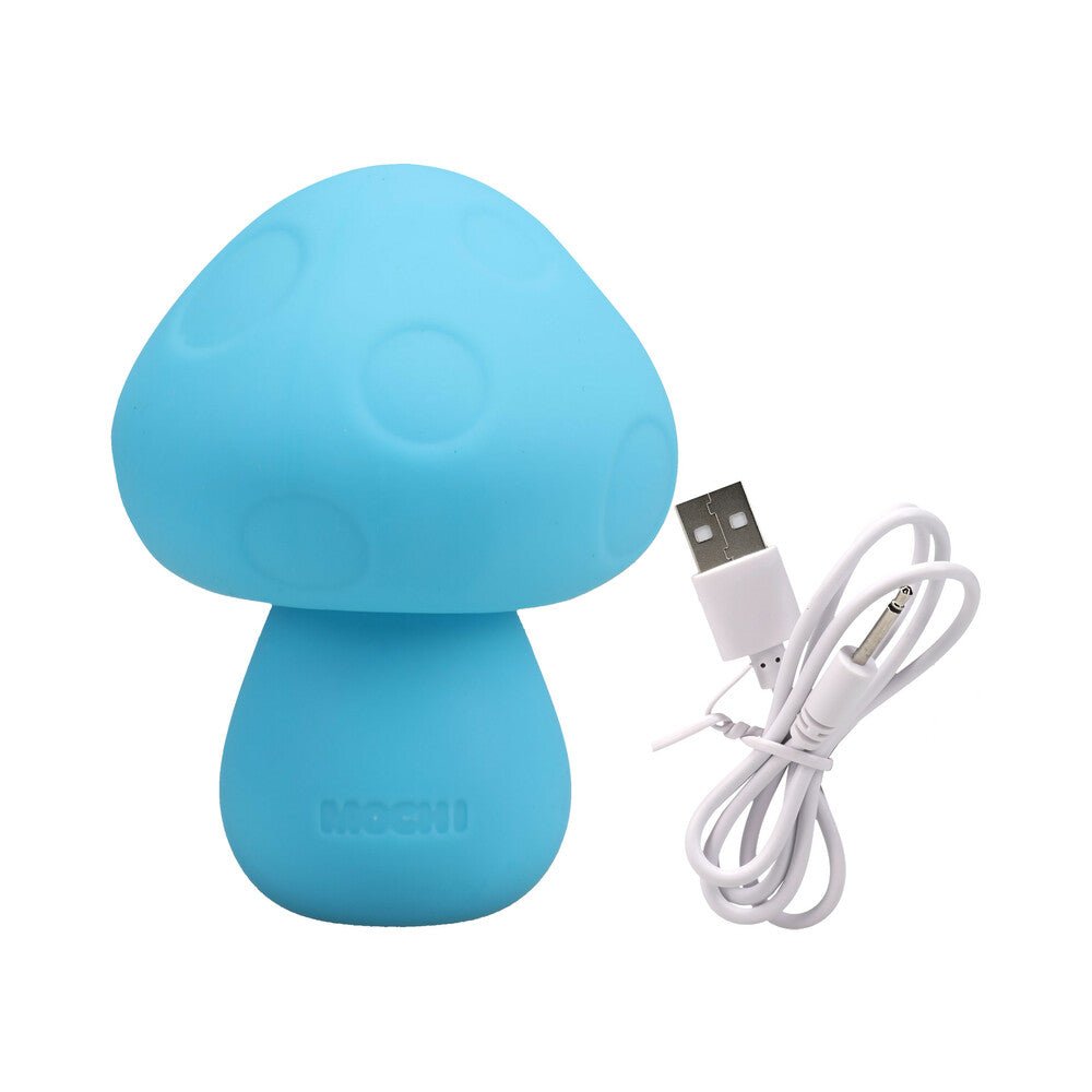 Mochi Mushroom Rechargeable Silicone Vibe Teal - Image 6