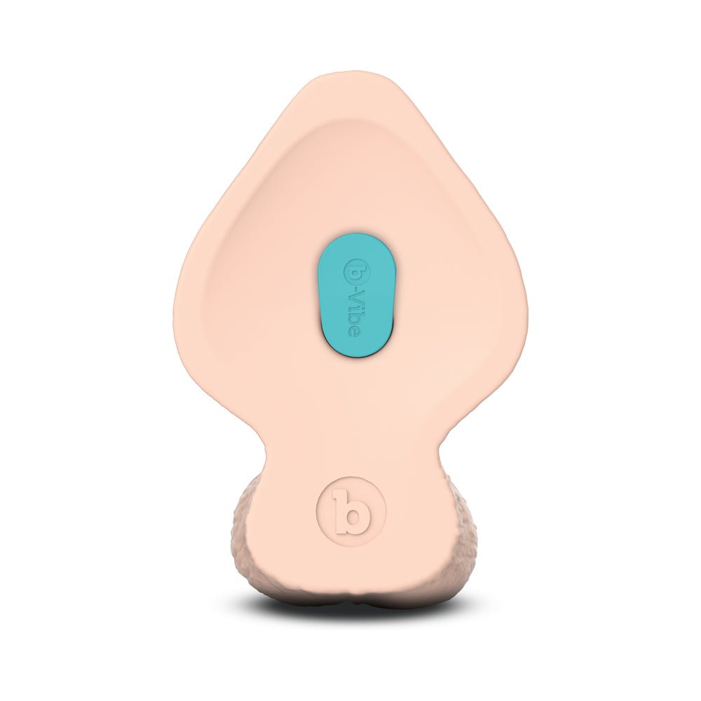 b-Vibe Slipskin Realistic Silicone Dildo 8 in. Girthy Cream - Image 6