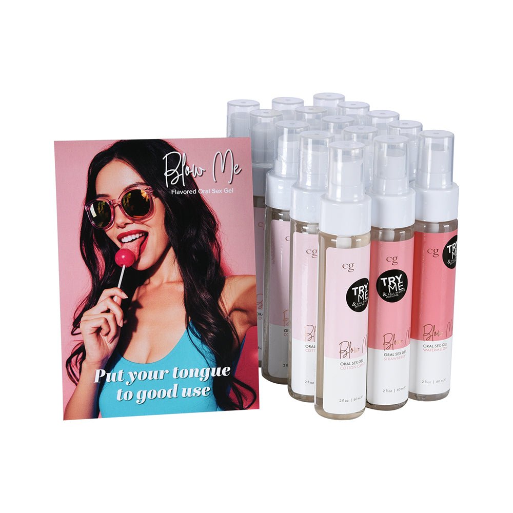 CG Blow Me Oral Sex Gel 16-Piece Bundle with Testers - Image 2