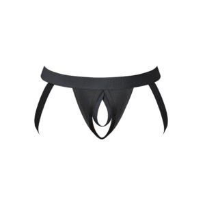 Male Power Open Ended Jock Open Black S/M