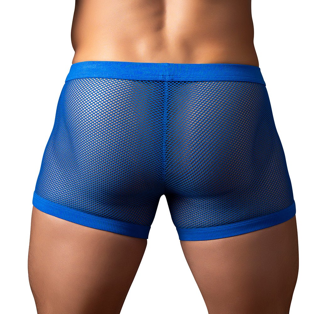 Male Power Fishnet 2.0 PCH Short Royal M - Image 2
