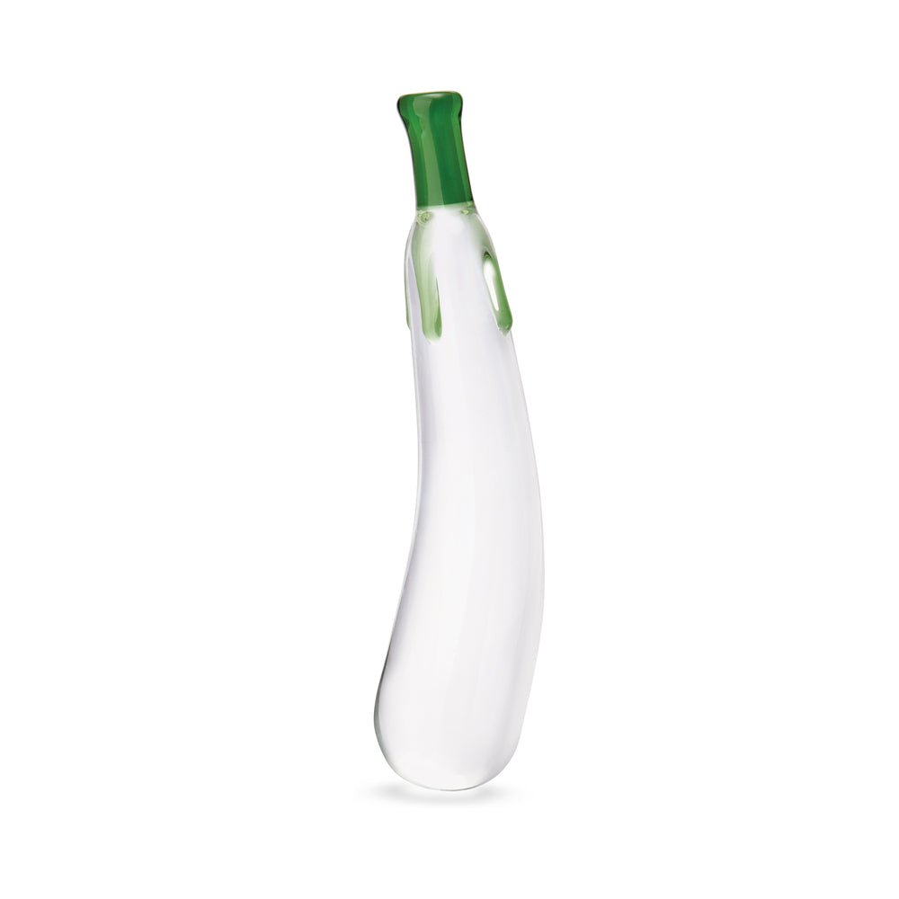 Glas Eggplant Ecstasy 7.25 in. Glass Dildo - Image 2