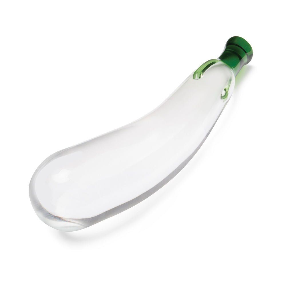 Glas Eggplant Ecstasy 7.25 in. Glass Dildo - Image 3