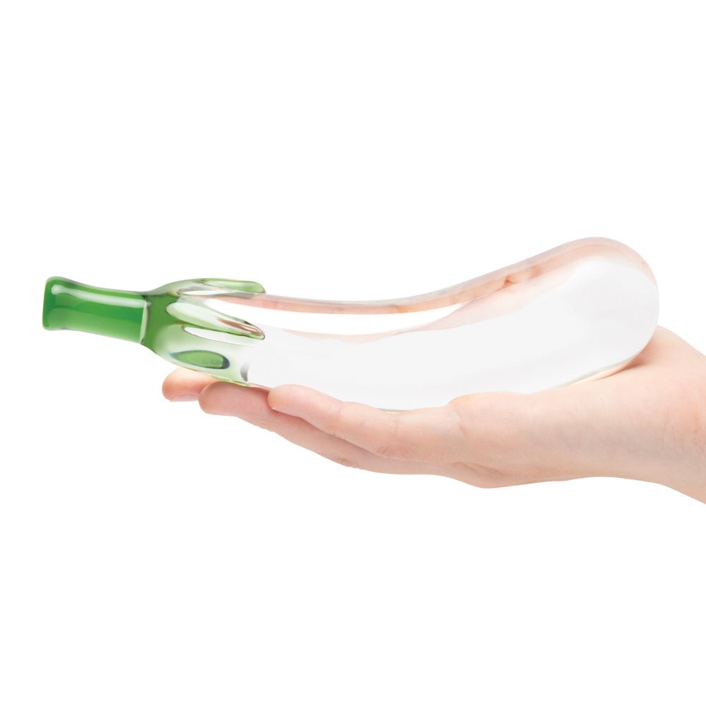 Glas Eggplant Ecstasy 7.25 in. Glass Dildo - Image 5