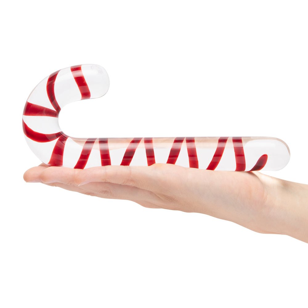 Glas Candy Cane Dream 7.5 in. Glass Dildo - Image 5