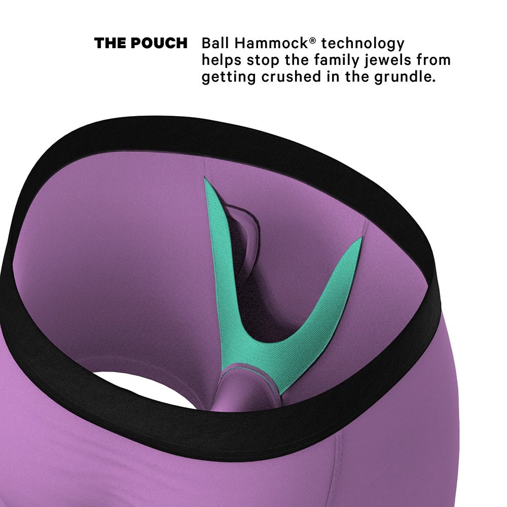 Shinesty The Double Entendre Eggplant Ball Hammock Pouch Underwear with Fly M - Image 4