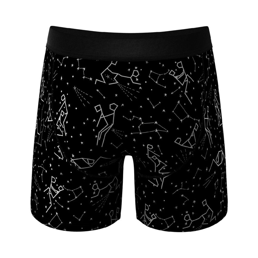 Shinesty The Big Bang Glow-in-the-Dark Constellation Ball Hammock Pouch Underwear with Fly M - Image 3
