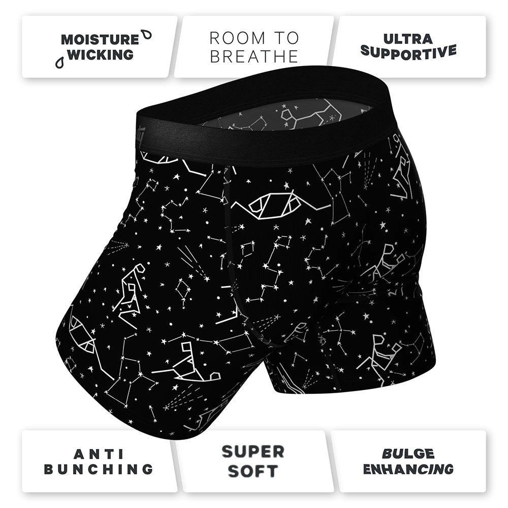 Shinesty The Big Bang Glow-in-the-Dark Constellation Ball Hammock Pouch Underwear with Fly 2XL - Image 6