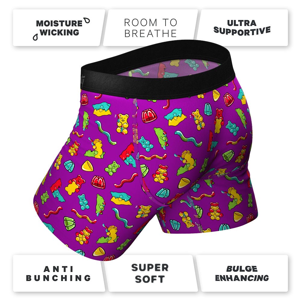 Shinesty The Naughty Bears Gummy Bear Ball Hammock Pouch Underwear with Fly XL - Image 3