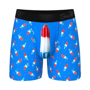 Shinesty The Popsicle Stick Apex USA Ball Hammock Pouch Underwear with Fly 2XL