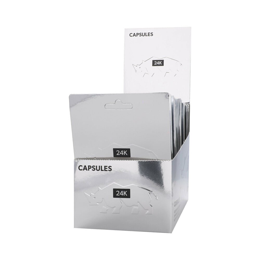 Rhino 24K Capsules 24-Pack Display
