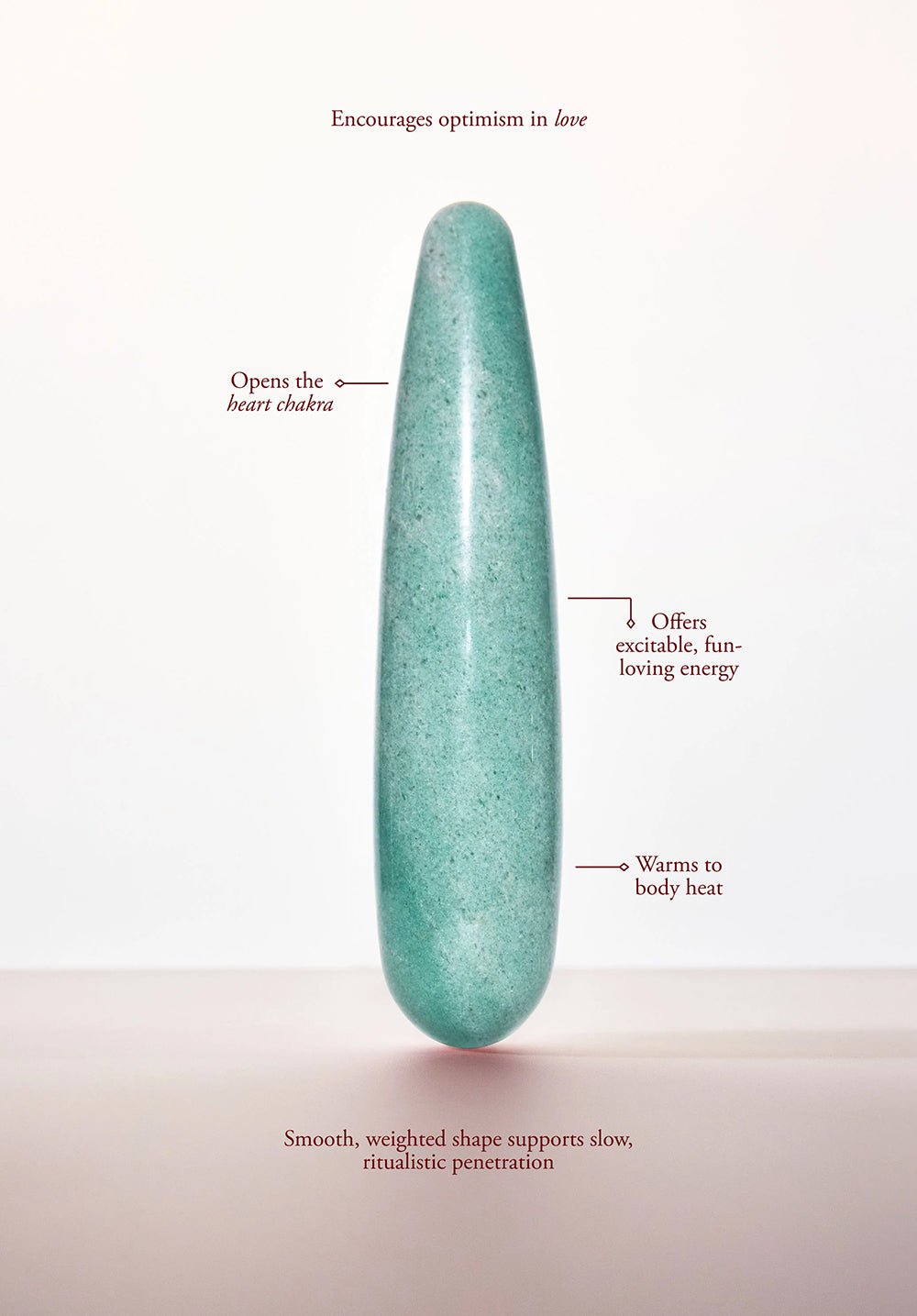 Chakrubs Indian Jade Original Green Aventurine Wand - Image 5