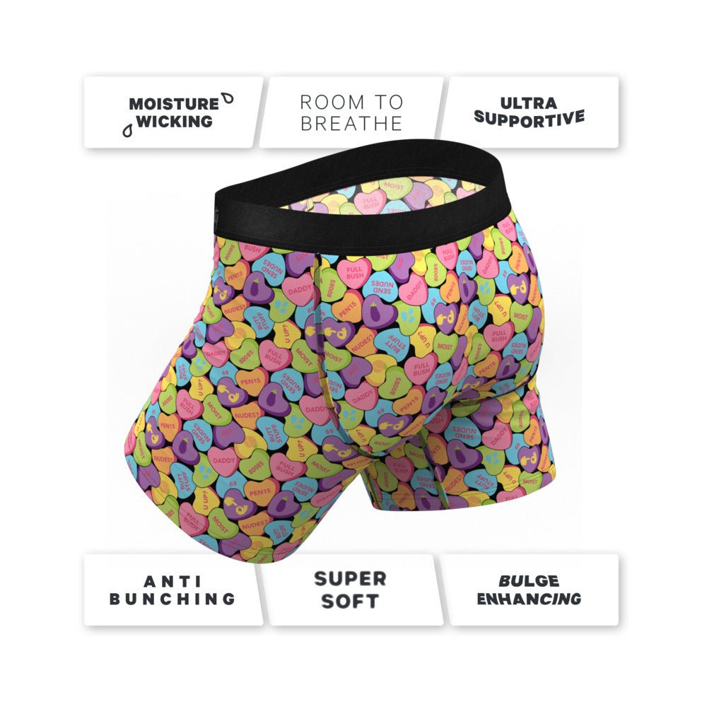 Shinesty The Candy Crush Candy Hearts Ball Hammock Pouch Underwear with Fly XL - Image 5