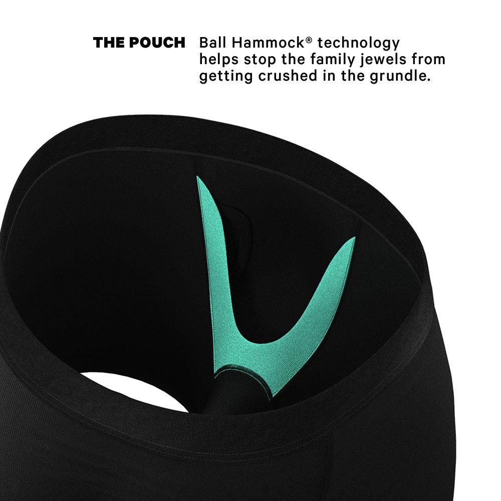 Shinesty The 009 Black Tuxedo Ball Hammock Pouch Underwear with Fly L - Image 4