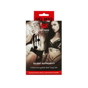 SEI MIO Silent Authority Progressive Interchangeable Ball Gag Set