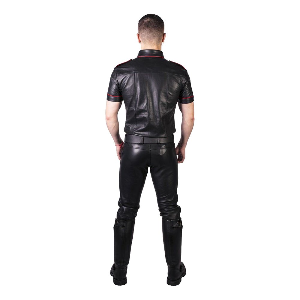 Prowler RED Leather Jeans Black 35 in. - Image 3