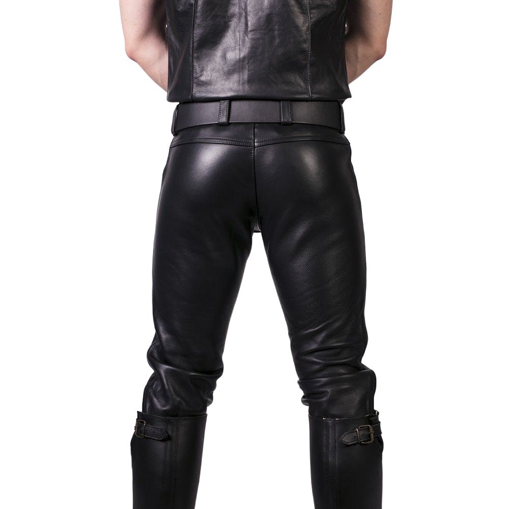 Prowler RED Leather Jeans Black 35 in. - Image 6
