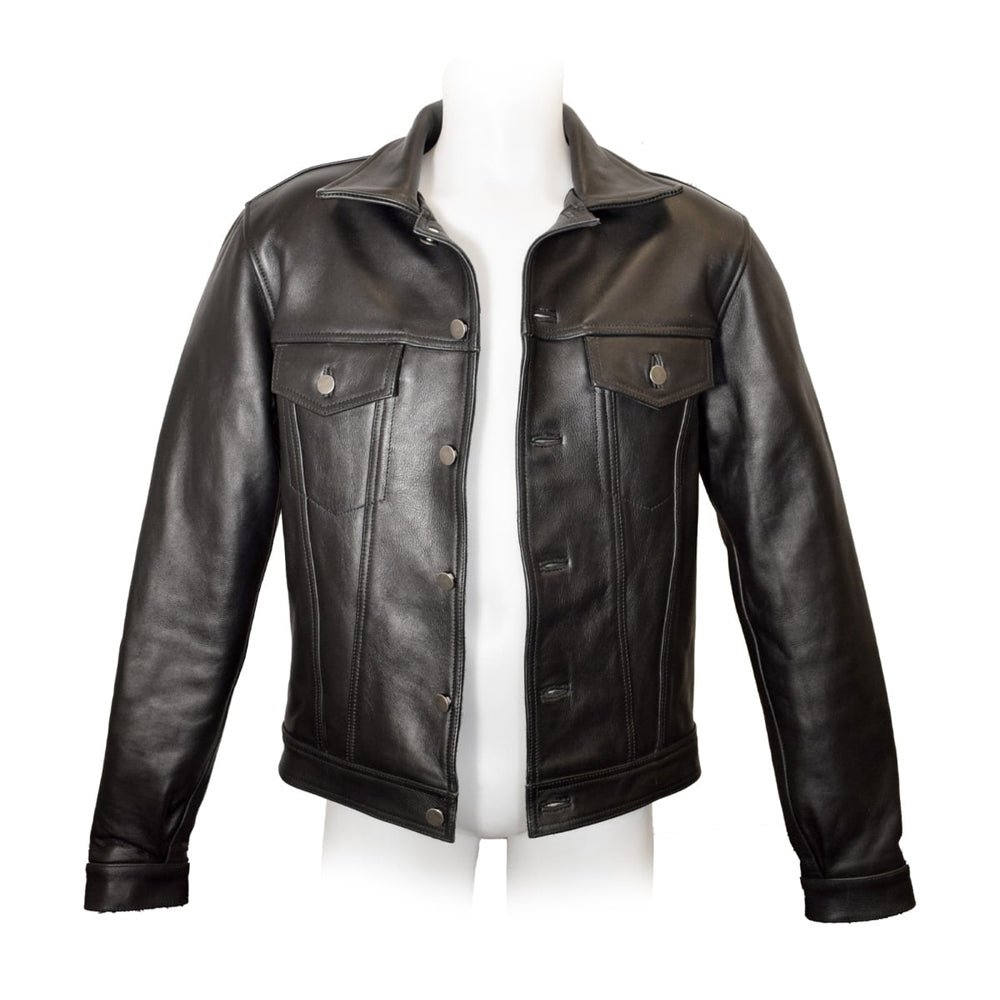 Prowler RED Leather Trucker Jacket XL - Image 2