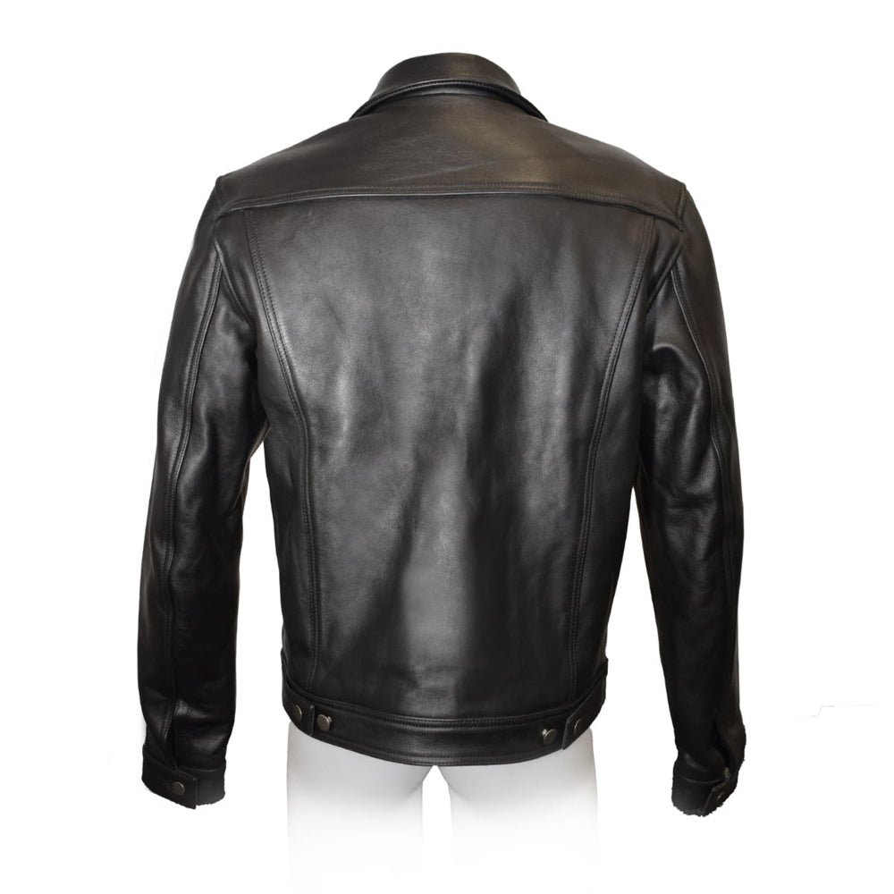 Prowler RED Leather Trucker Jacket XL - Image 3