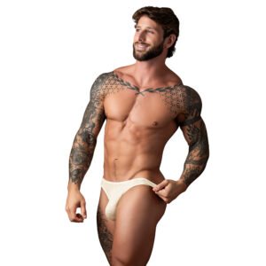 Male Power Mykonos Limited Edition Bong thong Ivory S/M
