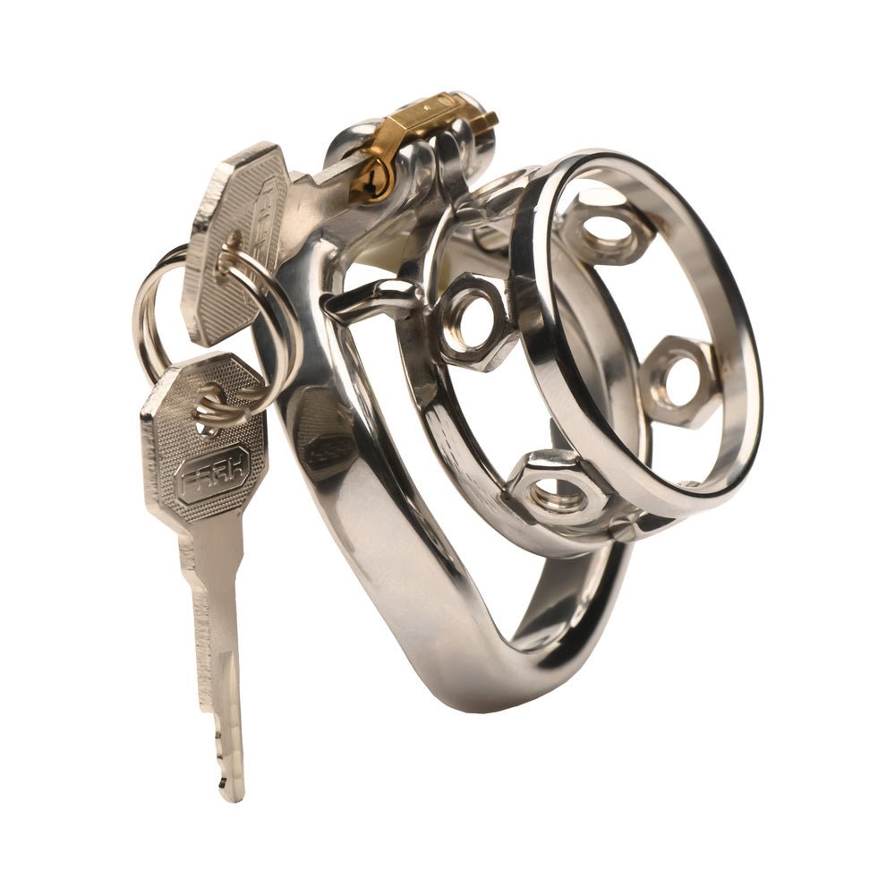 Master Series Pussy Boy Metal Chastity Cage - Image 4