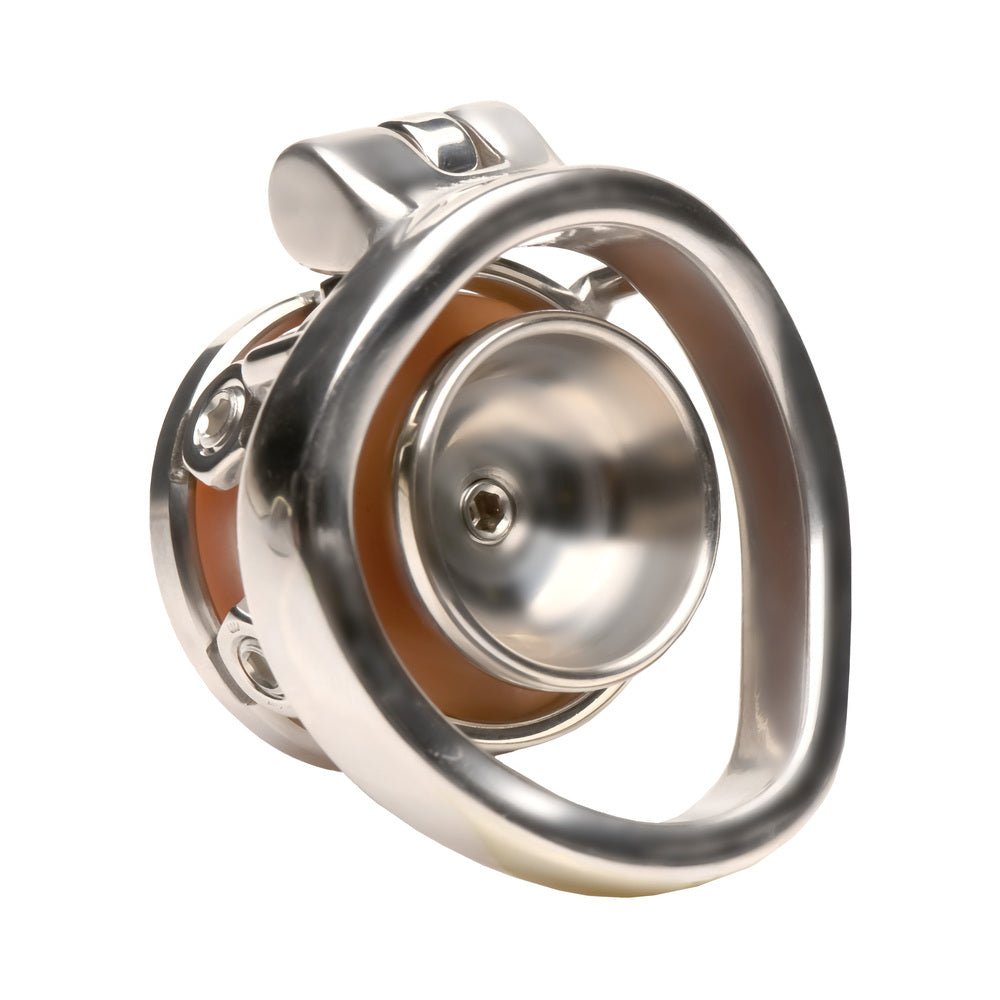 Master Series Pussy Boy Metal Chastity Cage - Image 5