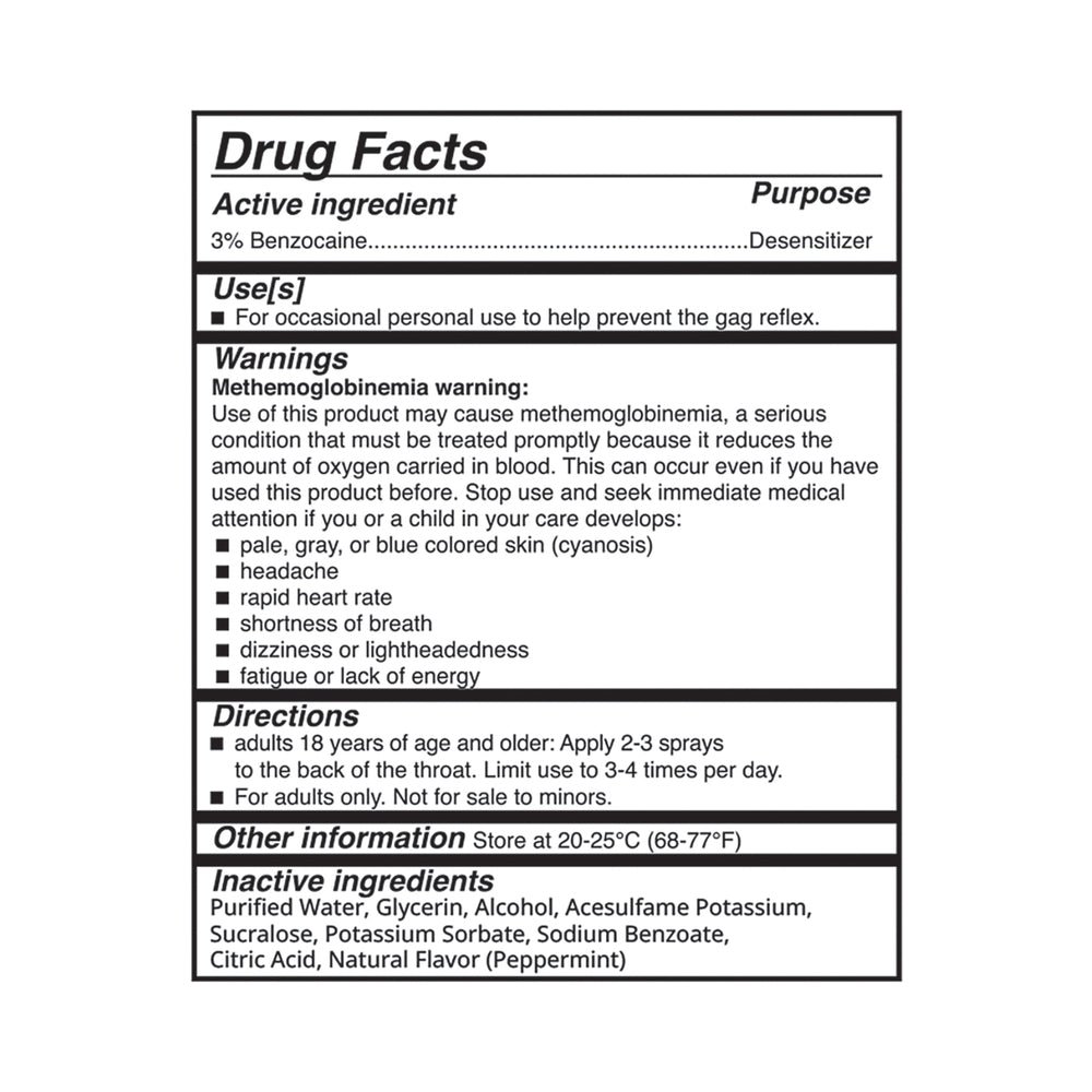 Adam & Eve Deep Throat Desensitizing Spray Peppermint - Image 3