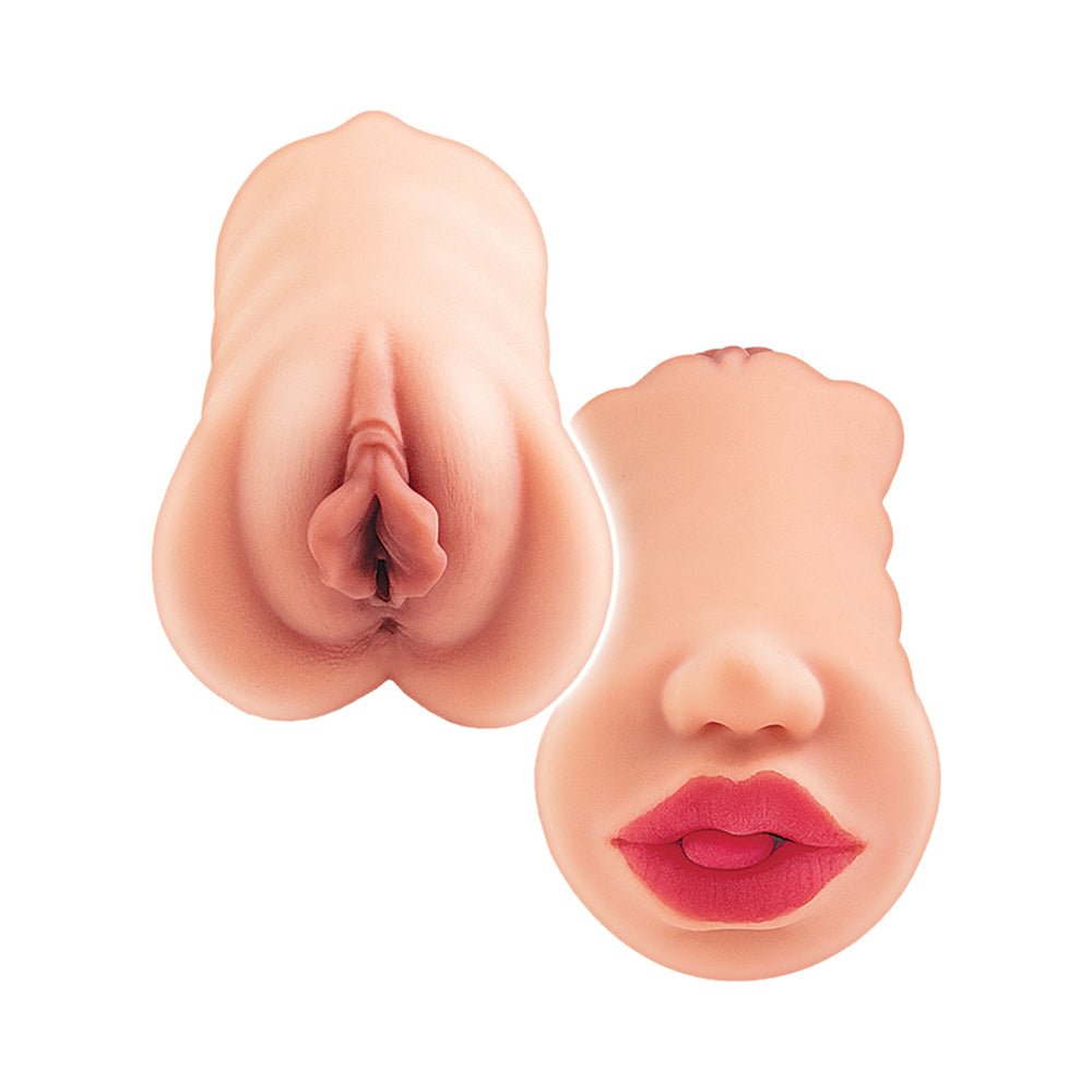 Always Horny Masturbator Double Sided Stroker Beige - Image 2