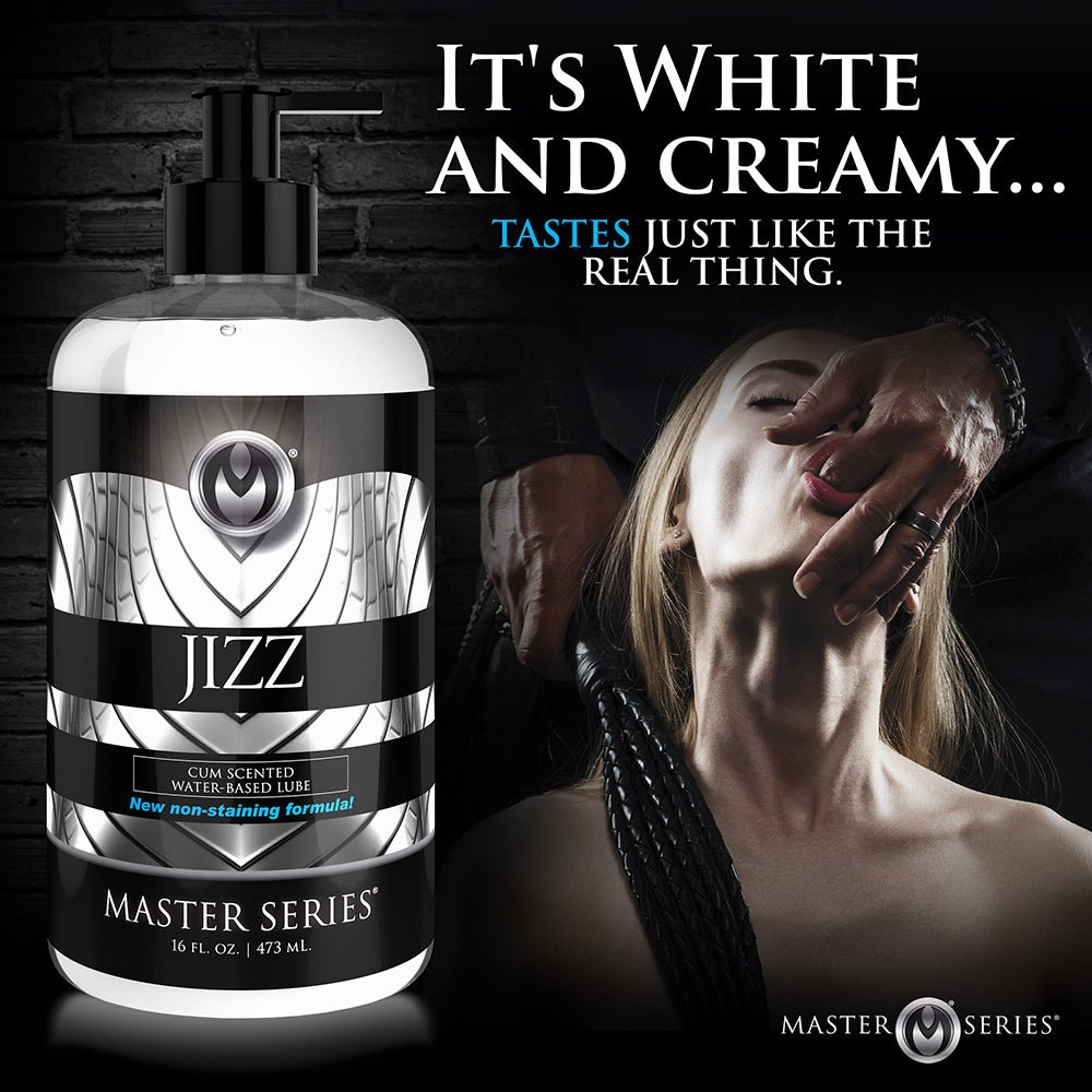 Master Series Jizz Cum-Scented Water-Based Lube 16 oz. - Image 4
