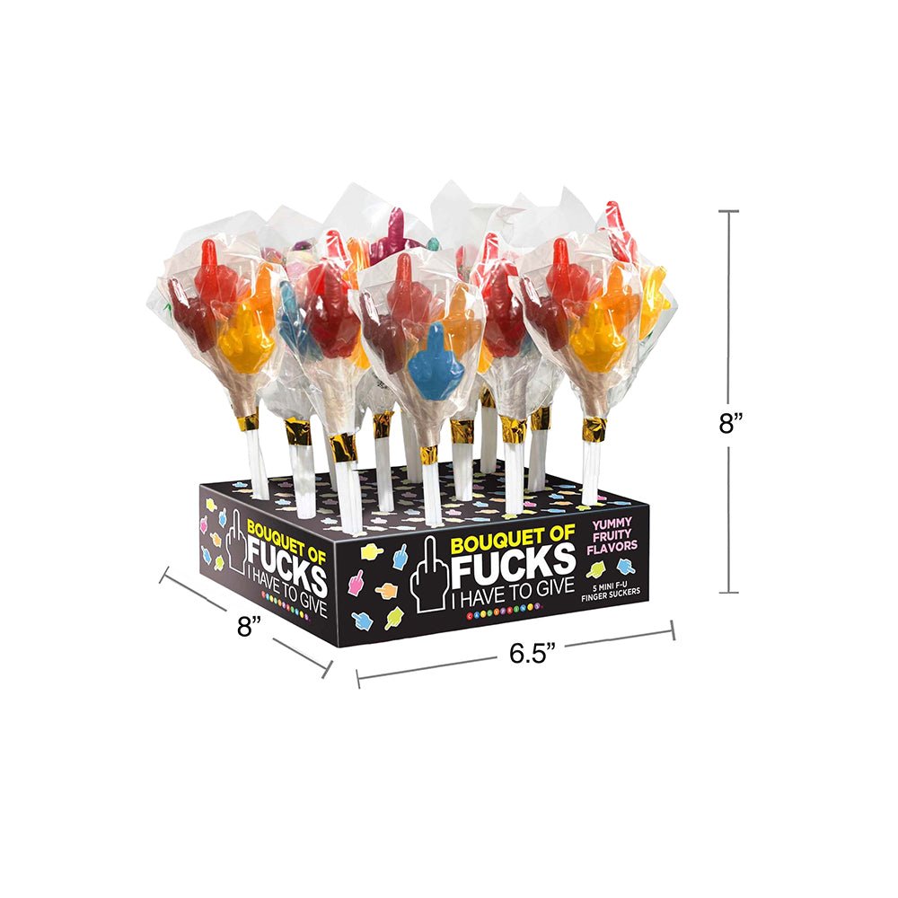 Last Fuck Candy Lollipop Bouquet 12-Piece Display - Image 4