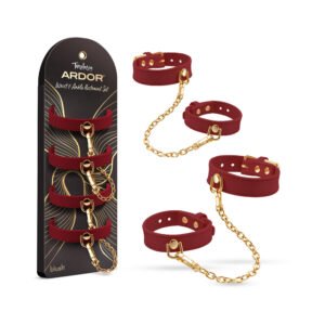 Temptasia Ardor Wrist & Ankle Restraints Red