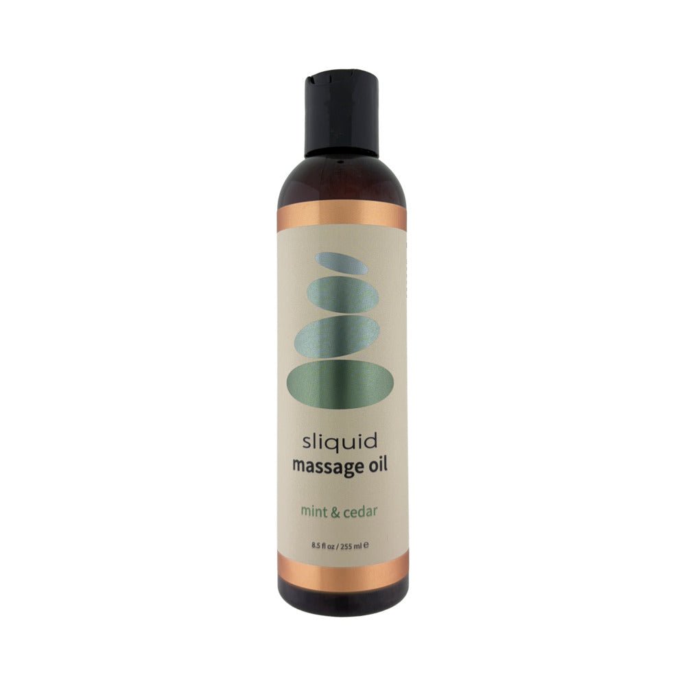 Sliquid Massage Oil Mint & Cedar 8.5 oz.