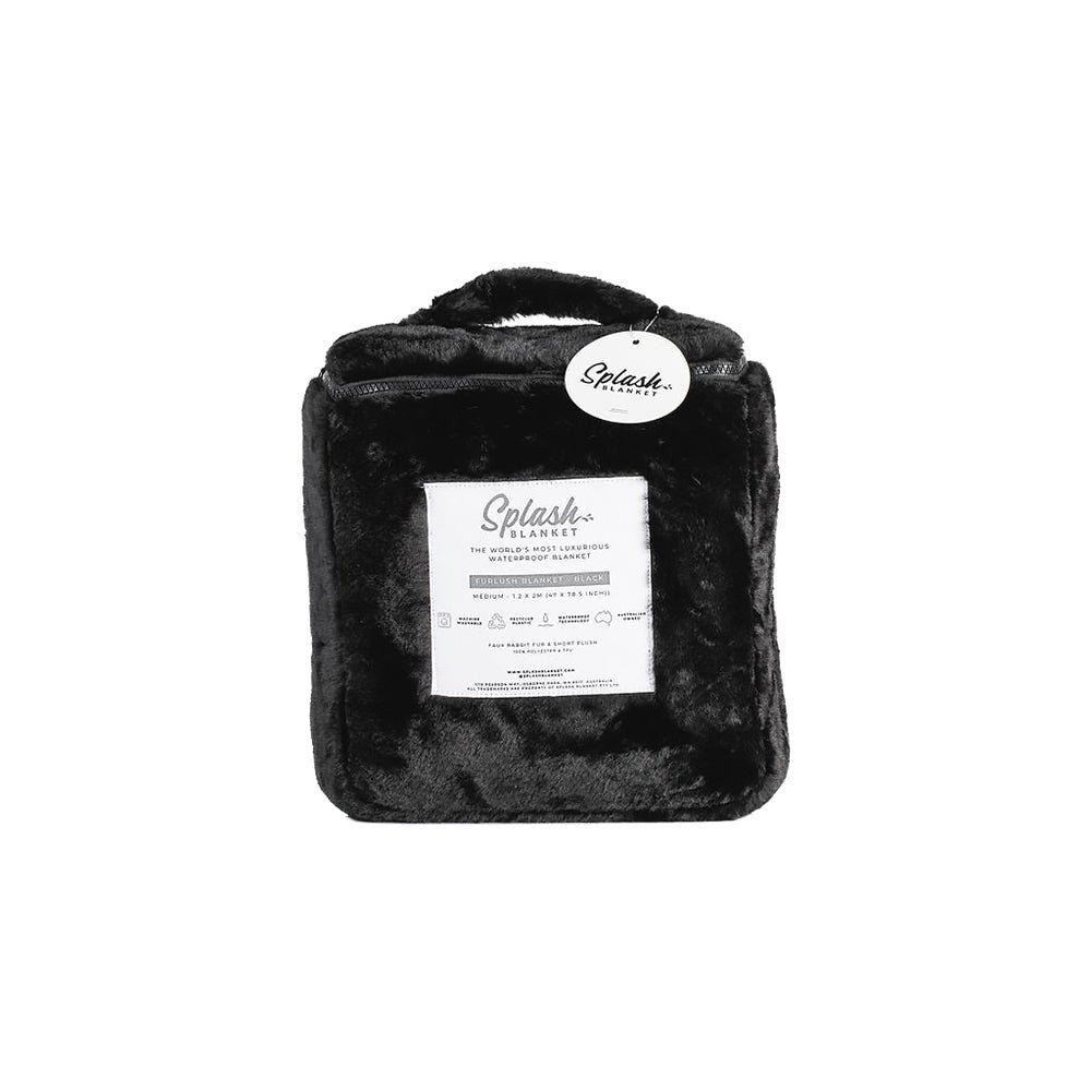 Splash Blanket Furlush Medium Black - Image 4