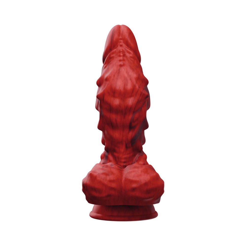 Tentra Vulkris Volcanic Dragon Vibrating Dildo Red - Image 3
