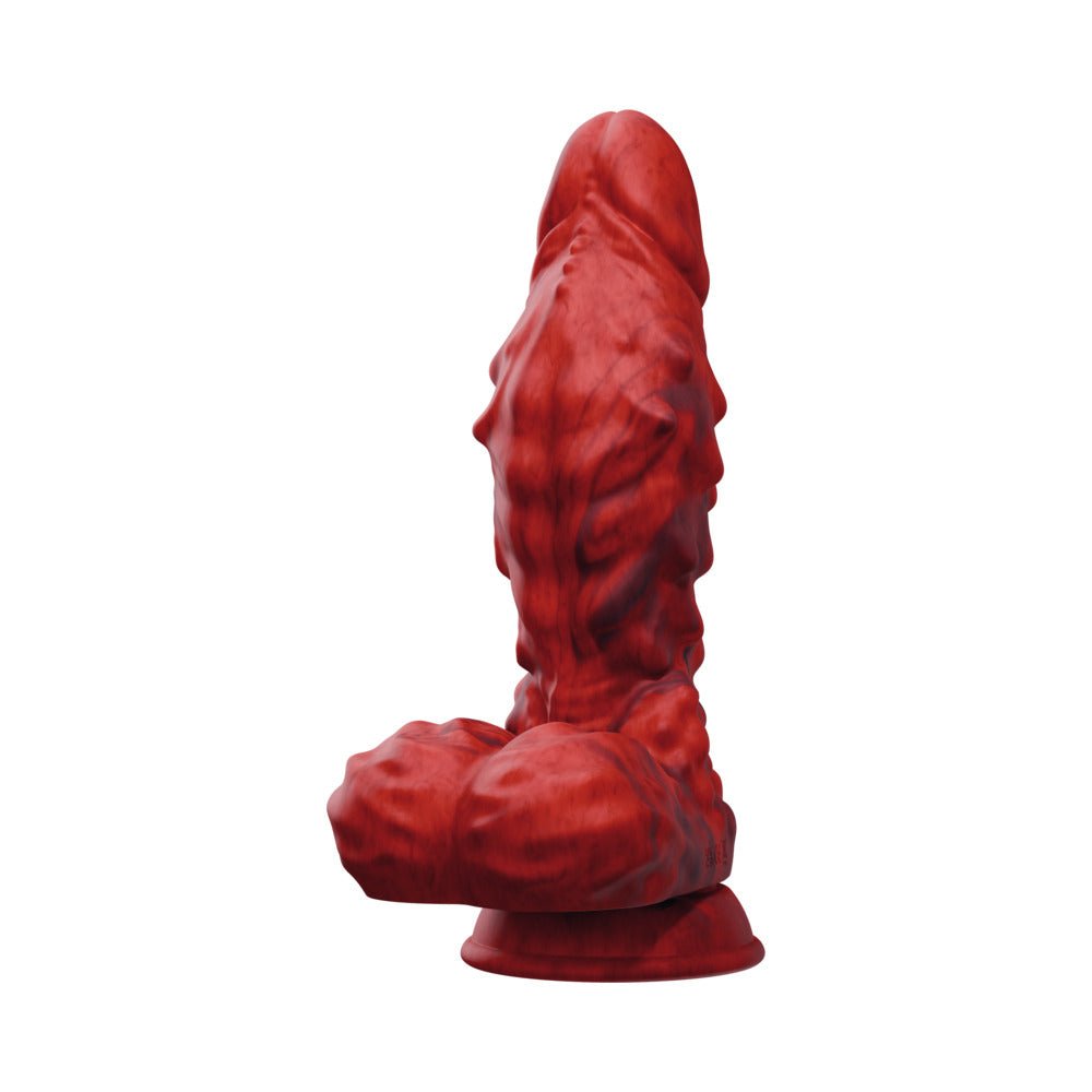 Tentra Vulkris Volcanic Dragon Vibrating Dildo Red - Image 5